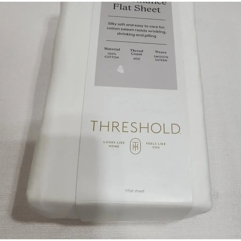 Threshold W85'' x L96'' performance flat sheets